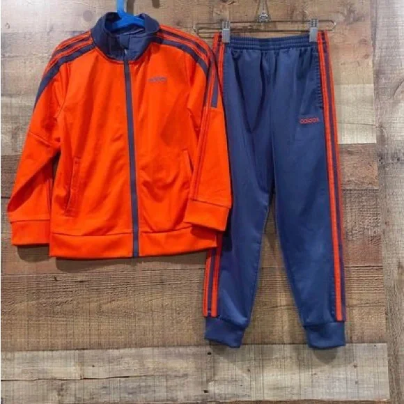Adidas Boys Warm Up Set Suit Size